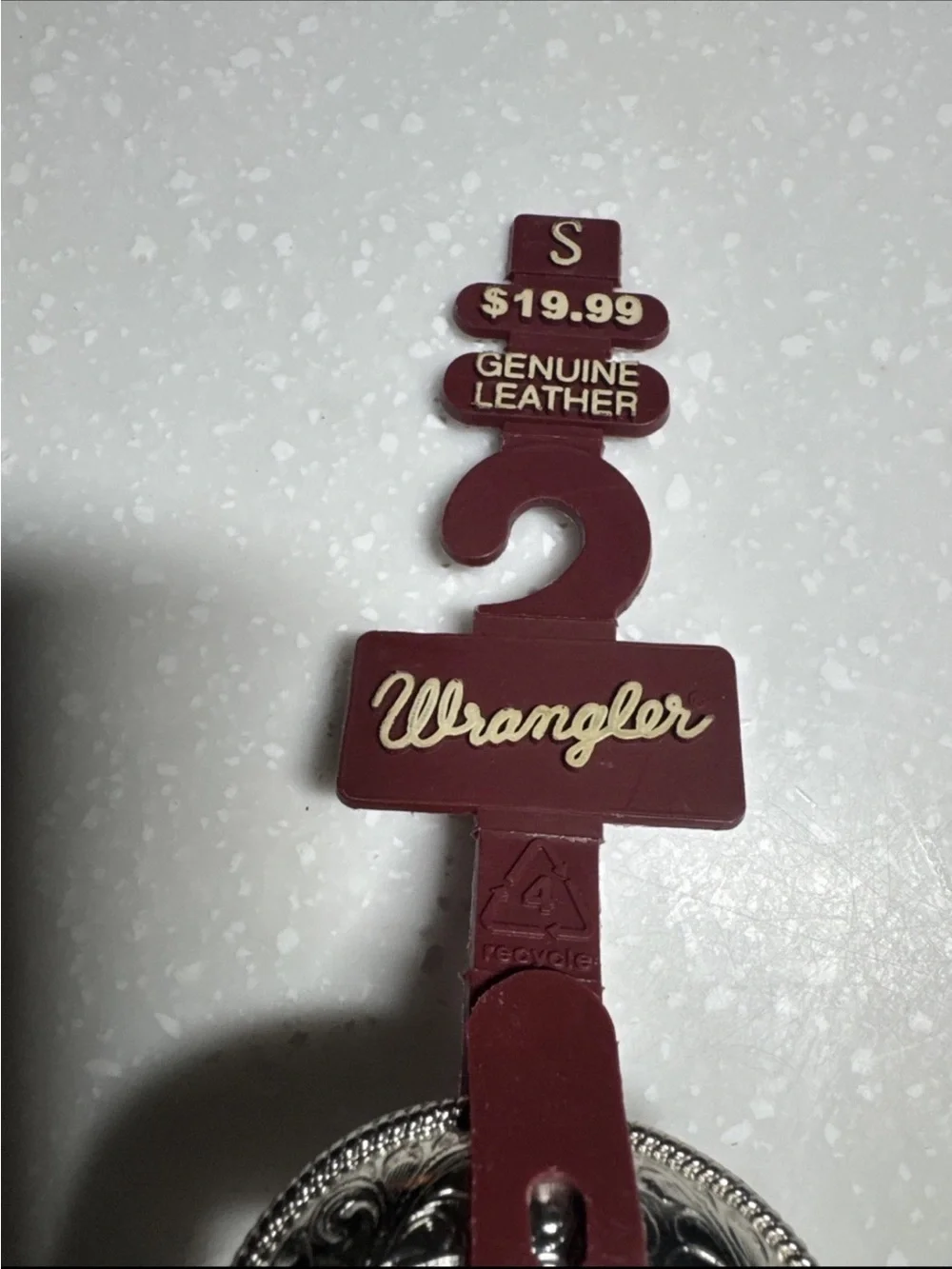 Wrangler Genuine Leather, Vintage, western belt women Size Small New With Tags